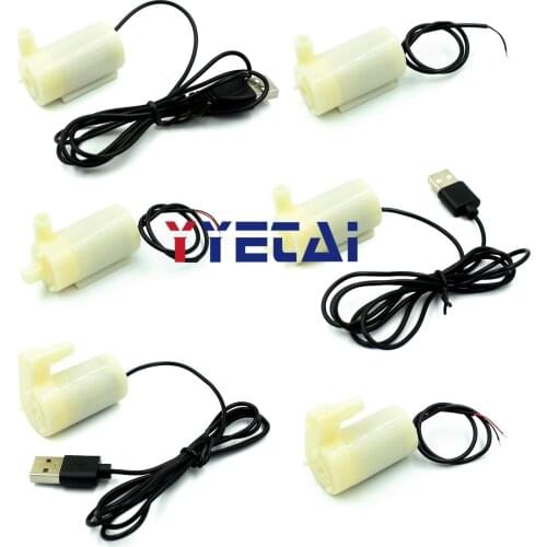 3V Small Water Pump Horizontal Small Submersible Pump DC3W Fountain Vertical Mini Mini 4.5V 5V 6V Electric Standard