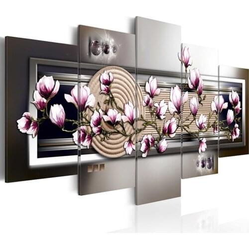 5 Panel Wall Pictures for Living Room Picture Print Painting On Canvas Wall Art Home Decor Living Room Canvas Print/PJMT-B (241)