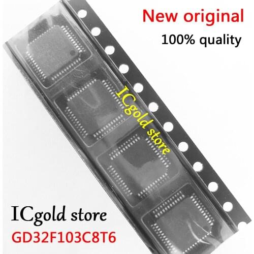 5pcs GD32F103C8T6 GD32F103 C8T6 QFP-48