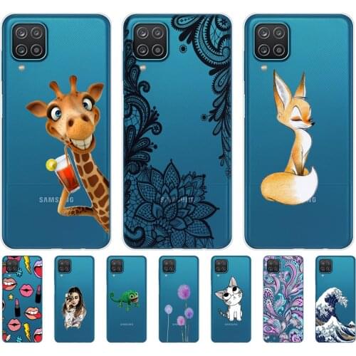 For Samsung A12 Case Soft Silicon Tpu Back Phone Cover For Samsung Galaxy A12 GalaxyA12 A 12 SM-A125F a125 Bumper 6.5inch