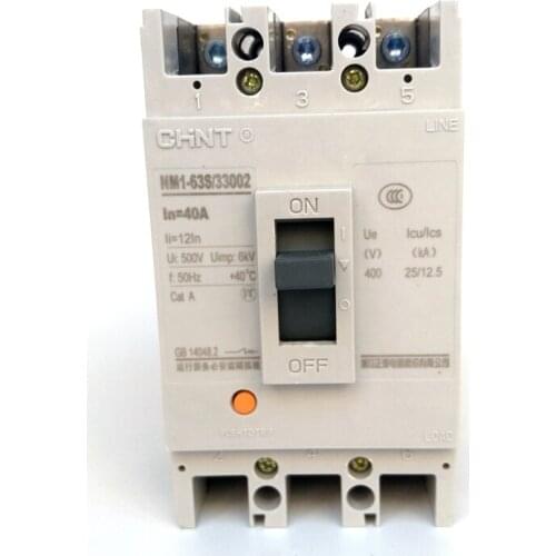 CHINT Molded Case Circuit Breaker NM1-63S/33002 40A MCCB