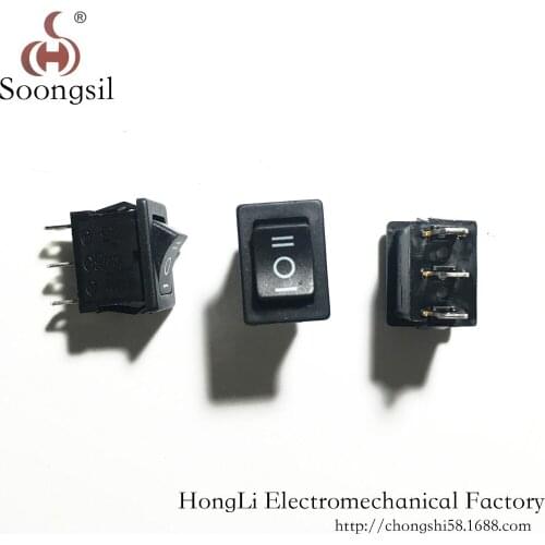 Rocker Switch Mini On/Off/On Latching 3Pin 3 Position Car Dashboard 15*10MM SPDT New Promotion Toggle Switch