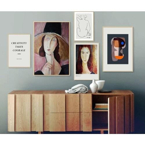 Henri Matisse Retro Posters and Abstract Prints Portrait Wall Art Canvas Paintings Scandinavian Cuadros Pictures for Room Decor