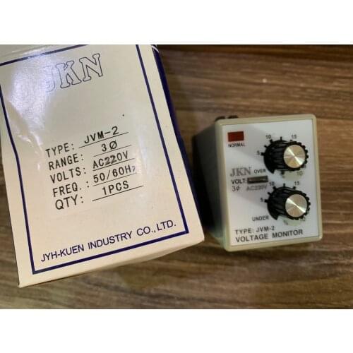 New JVM-2 overvoltage undervoltage phase sequence protection relay JKN two three phase 380V 220V