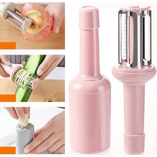 Three-in-one Fruit Peeler Stainless Steel Knife Home Kitchen Vegetable Potato Peeler Skin Tool Shredder Slicer Kitchen Tools