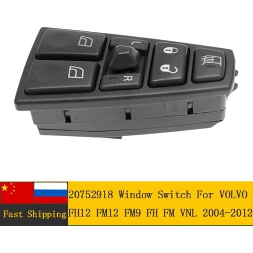 Power Window Switch 20752918 For VOLVO FH12 FM12 FM9 FH FM VNL 20953592 20455317 20452017 21354601 21277587 20568857 21543897