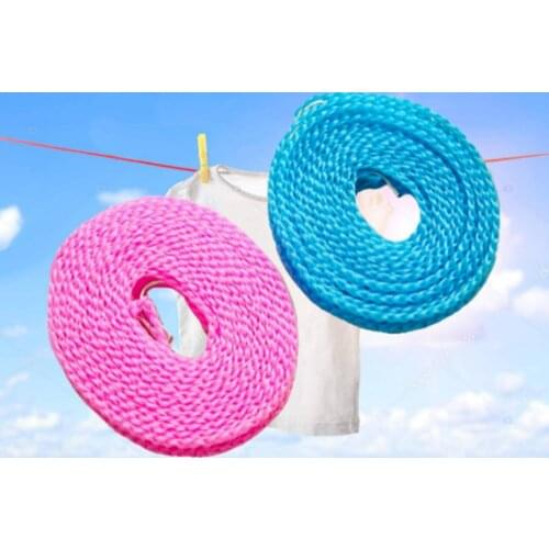 Portable Laundry Drying Rope anti-skid Windproof Clothesline Outdoor, Home