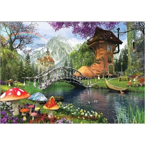 Needlework for embroidery DIY DMC High Quality - Counted Cross Stitch Kits 14 ct Oil painting - The Old Shoe House
