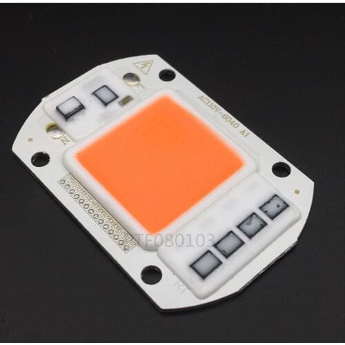 10PCS Hot sell AC220V 110V real full spectrum 380-840nm indoor instead sunlight actual Power 20W 30W 50W DIY led grow light chip