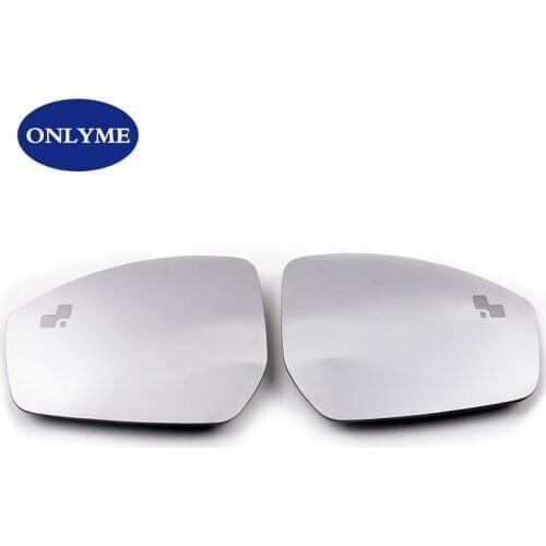 BLIND SPOT LED WARNING car heated mirror glass for LAND ROVER Ranger Rover / EVOQUE 2014 15 16 17 18 19 LR048366 / LR048365
