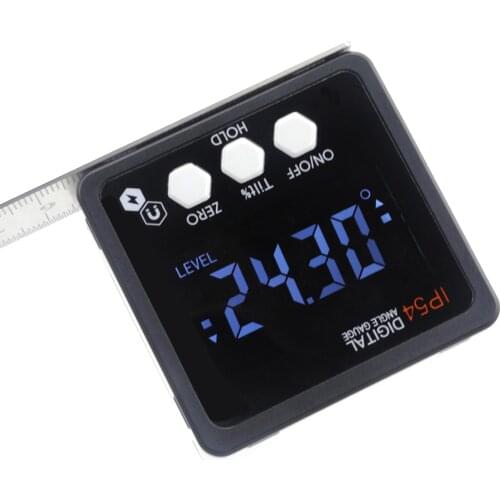 Digital Level Angle Gauge Meter Magnetic Angle Finder Level Protractor Inclinometer Angle Measuring Tool for Carpentry Building
