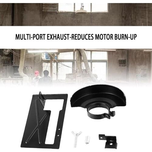 Angle Grinder Cutting Machine Lengthened Cutting Support Sand Holder + Protective Cover Woodworking Power Tools