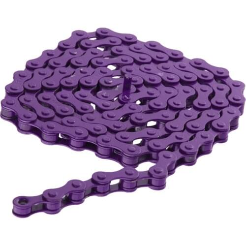 Cycling Track Bicycle Chain Single Speed Bike 96 Links 1/2' X 1/8' - Purple