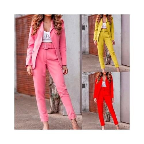 Женские офисные брючные костюмы YICIYA China At AliExpress