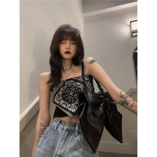 Women Corset Tops Flower Camisole Spring Womens Top Tank Camis Crop Top For Women