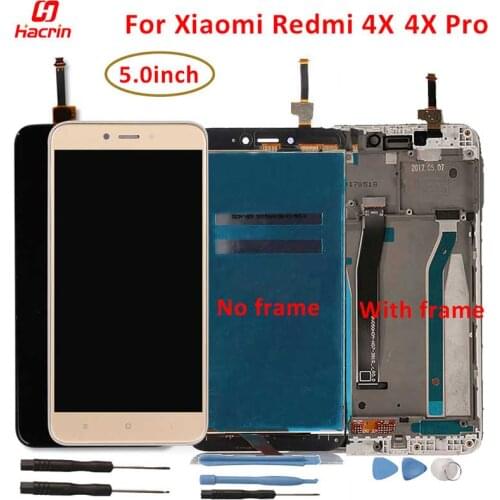 Lcd Display For Xiaomi Redmi 4X Lcd Screen Display+Touch Screen With Frame Replacement for Redmi 4X 4X Pro Lcd Screen