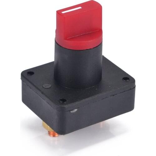 1pc 100A 60V DC Plastic Battery Isolator Disconnect Switch Small Power Cut Off Kill Switches For RV Boat Car Truck