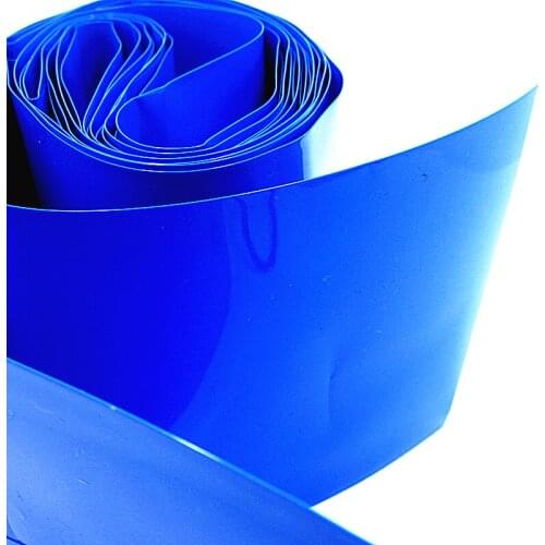 2M/LOT Folded flat Width 110MM PVC 2:1 Heat Shrink Tubing Battery Wrap