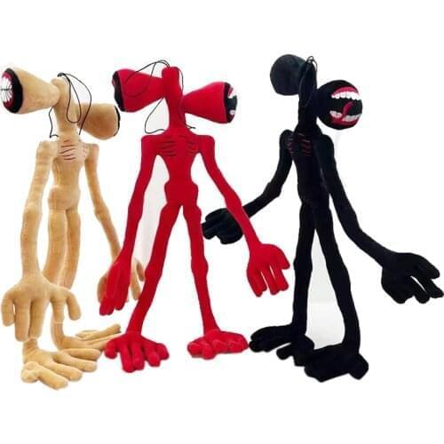 3Pcs/lot Bendable Standing Siren Head Plush Dolls Siren Head Stuffed Toy Desktop Ornaments Office Decoration Plushie Dolls