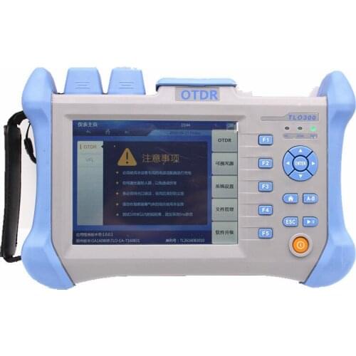 English menu TLO-300-SM OTDR 60-120KM Touch Screen Optical Time Domain Reflectometer 1310/1550nm Integrated VFL OTDR