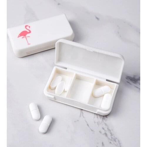 Car Portable Pill Box Travel Pill Case Medicine Box Travel Weekly Medicine Health Travel Case Storage Mini Cute Plastic Pill Box