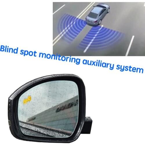 Car BSM Blind Area Spot Warning Drive Mirror Rear Radar Detection System For Range For Rover Sport RR Sport L494 2013~2020