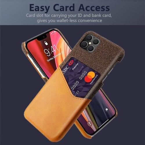 Cloth Texture Card Slot Cover For iPhone 12 Pro Max Mini 7 8 Plus XR X Luxury Febric Slim Antiskid Case For iPhone 11 Pro XS MAX