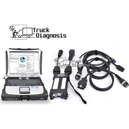 Truck Diagnostic Tool for Volvo VOCOM II 88894000 with APCI PTT 2.7.9 Tech Tool Excavator VOCOM 2 Truck Diagnostic Scanner+cf19