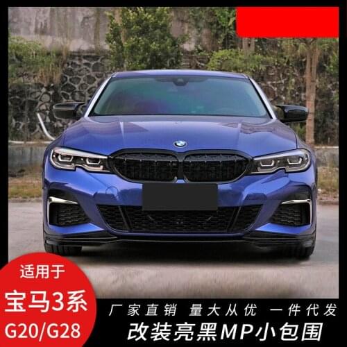 Dream2021 Fit For 3 Series Bmw G20g28 325li330li Refitting Bright Black Mp Front Rear Lip Side Skirt Tail Wing Kit