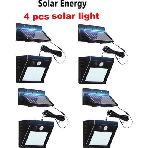 30 LED PIR Motion Sensor Solar Light Waterproof Outdoors Energy Saving Street LED Lamp Yard Path Solar Garden Lightoptional sepe