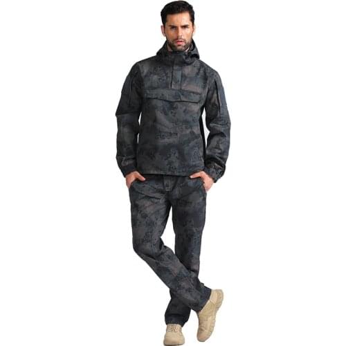 Camouflage Frog Suit Men Outdoor Army Military Uniform Tactical Navy Combat CS Sets (Jacket Pants) Multicam Size M-2XL