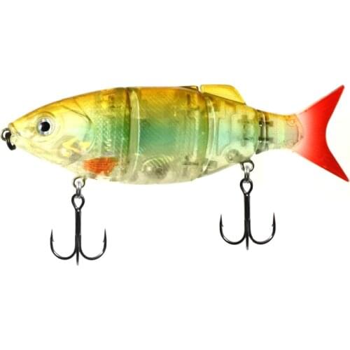 BassLegend Jointed Lure Swimbait Pike Bass Bait Sinking Minnow Crankbait 110mm 26g