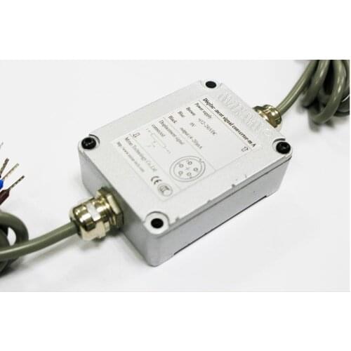 Linear displacement sensor voltage and current 4-20maRS485 analog digital signal conversion module