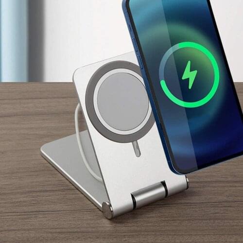 New Wireless Charging Stand Foldable Convenient Bracket Holder for Magsafe charger Fast Charging Dock Station Phone Charger Hot