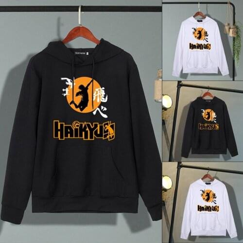 2020 New Hot style Anime Haikyuu Reversible Womens Sweatshirt Sweatshirt Long Sleeve Casual Hoodie
