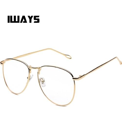 New designer glasses women men Fashion Classic Metal Frame Glasses women clear lens Classical vintage style optical Glasses