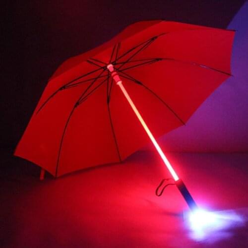 Cool Blade Runner Light Saber LED Flash Light Umbrella Flashlight Night Walkers rose bottle umbrella Wholesale LX2088