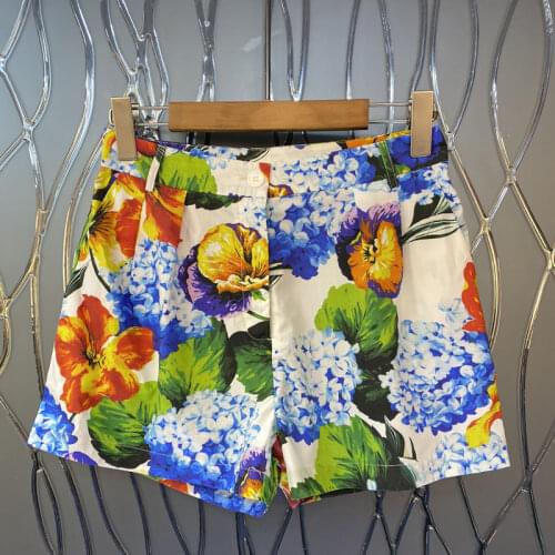 Red RoosaRosee Women's Cotton Shorts