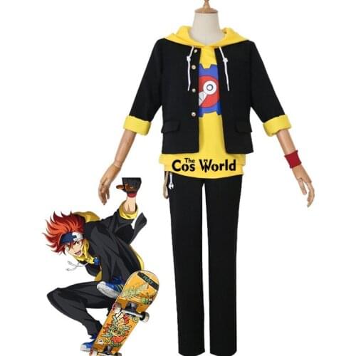 SK8 the Infinity Kyan Reki Hoody Hoodie Coat Pants Outfit Anime Cosplay Costumes