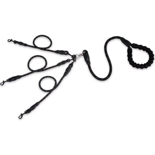 Pet Multi-rope Traction Rope One Tow And Many Ropes For Dogs Pet Dog Running Walking Tracking Leashes Nylon Dog Training Rope