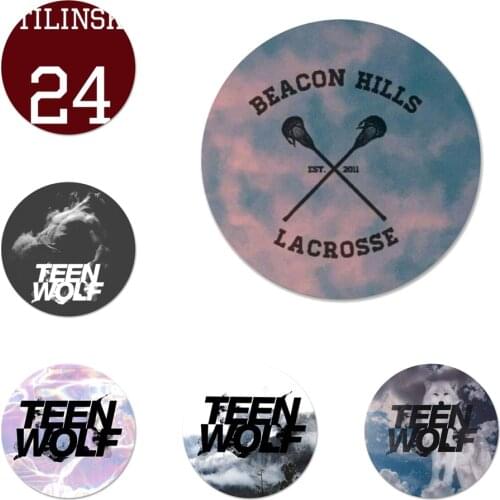 58mm Teen Wolf Stilinski Icons Pins Badge Decoration Brooches Metal Badges For Clothes Backpack Decoration