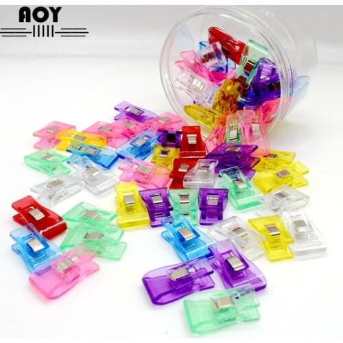 20pcs Plastic Sewing Clamps Crafts Clip Patchwork Stitching Knitting Fabric Holder DIY Accessories Tools