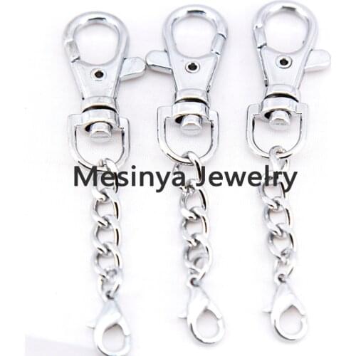 30pcs Custom Floating Charms Memory Living Glass Locket Key Rings Keychains Without Locket And Charms