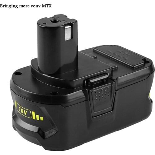 2PCS x Newest For Ryobi 18V 6000mAh P108 RB18L40 Lithium High Capacity Rechargeable Power Tools Battery Ryobi ONE+ and charger