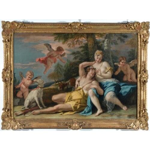 Free shipping classical religious figures nude angels canvas prints oil painting printed on canvas wall art decoration picture