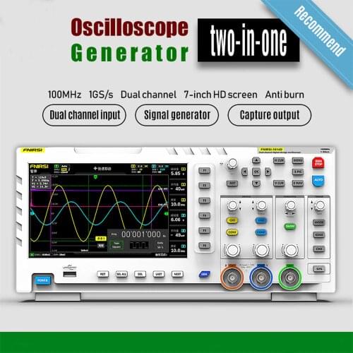 Digital Oscilloscope Dual Channel Input Signal Generator Osiloscopio Digital 1GSa/s Sampling Rate 1GB Storage