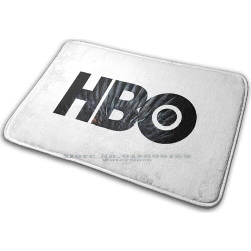 Hbo G.o.t. Mat Rug Carpet Anti-Slip Bedroom Entrance Door Mat Hbo Logo Dark Throne Dragon
