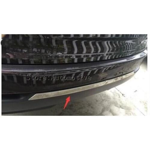 Chrome Rear Trunk Accent Cover Fit For LEXUS NX 200t 300h 2015 2016 2017 Tail gate Trim Back Boot Door Handle Moulding