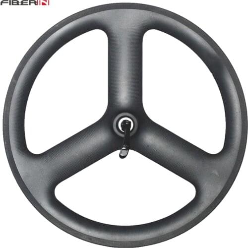 Carbon wheels 451 spokes 3 spokes wheels road/track/fixed gear V brake 20 inch folding tri spokes bicycle wheelset