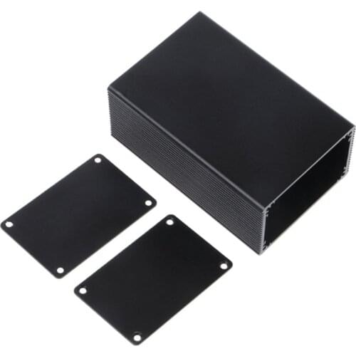 Black 100x76x35mm Corrosion Resistant Aluminum Split Body Aluminum Box Enclosure Case Project Electronic DIY F1FC